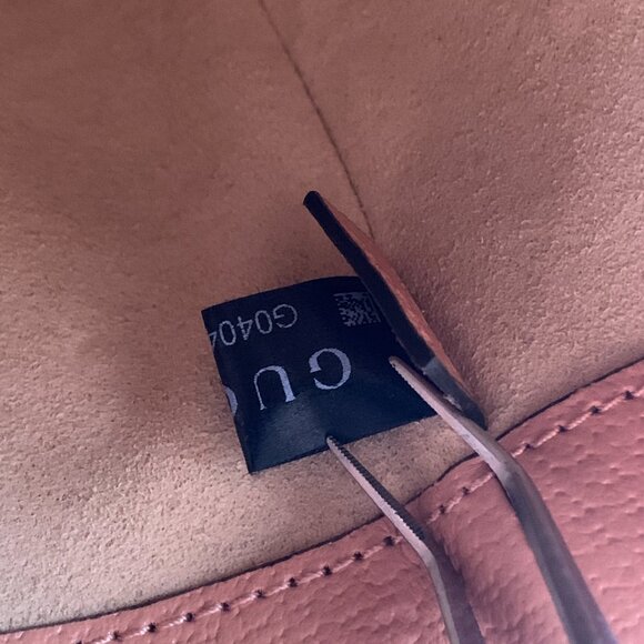 Authentic Gucci Ophidia GG Mini Bucket Bag Pink Canvas Crossbody - Brand New - Picture 12 of 16